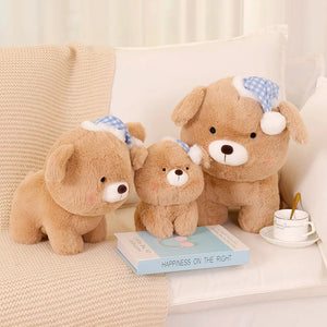 Night Cap Bichon Frise Stuffed Animal Plush Toys-2