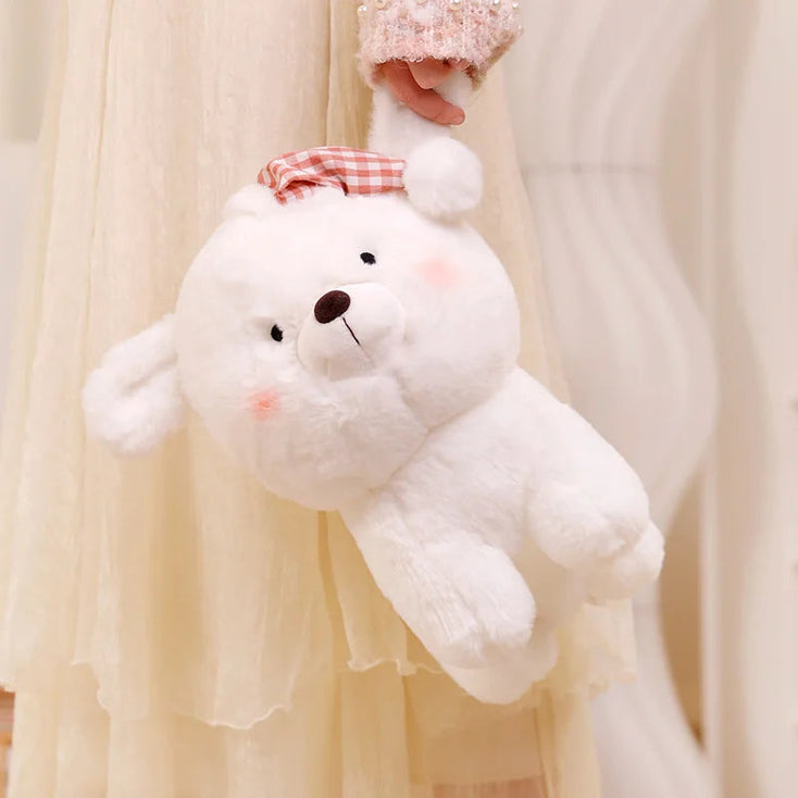 Night Cap Bichon Frise Stuffed Animal Plush Toys-3