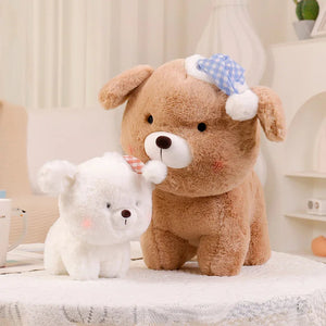 Night Cap Bichon Frise Stuffed Animal Plush Toys-8