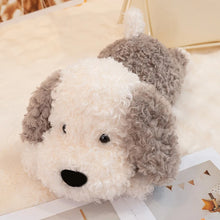 Load image into Gallery viewer, Old English Sheepdog Plush dog toy with white and gray fur on a light background