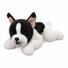 Load image into Gallery viewer, Boston Terrier Stuffed Animal Plush Toy - Realistic Lifelike Belly Flop Boston Terrier-Stuffed Animals-Boston Terrier,Dog Memorial Gifts,Stuffed Animal-Length 14" (36 cm)-1