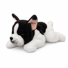 Load image into Gallery viewer, Pied French Bulldog Stuffed Animal Plush Toy - Realistic Lifelike Belly Flop Frenchie-Stuffed Animals-Dog Memorial Gifts,French Bulldog,Stuffed Animal-3