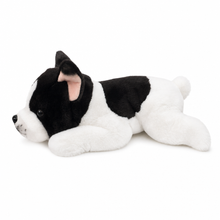 Load image into Gallery viewer, Pied French Bulldog Stuffed Animal Plush Toy - Realistic Lifelike Belly Flop Frenchie-Stuffed Animals-Dog Memorial Gifts,French Bulldog,Stuffed Animal-5