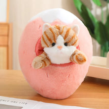Load image into Gallery viewer, Orange and Grey Tabby Cat in Fruit Soft Plush Toys-Brown Cat Strawberry-Cat30cm Fruit45cm-14