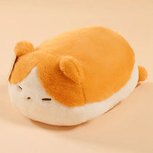 Load image into Gallery viewer, Orange and White Cat Pillow - Sleepy Plush Fat Cat Loaf-orange white cq-about 45cm-1