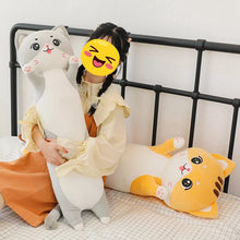 Load image into Gallery viewer, Orange and White Cat Plush Toy Body Pillow - Cuddly Long-Body Kitty (Medium to Giant Size)-Stuffed Animals-Cat Memorial Gifts,Orange and White Cat,Stuffed Animal-4