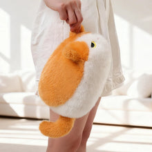 Load image into Gallery viewer, Orange and White Cat Plush Toy - Grumpy Fat Cat Loaf - Tiny to Medium Sizes-10