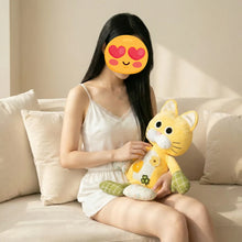 Load image into Gallery viewer, Orange and White Cat Plush Toy - Precious Patchwork Kitty-2