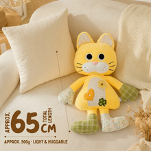 Load image into Gallery viewer, Orange and White Cat Plush Toy - Precious Patchwork Kitty-17