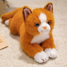 Load image into Gallery viewer, Orange and White Cat Stuffed Animal Plush Toy - Belly Flop Design