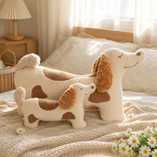Load image into Gallery viewer, Orange and White Cocker Spaniel Stuffed Animal - Blissful-Smile Plush Cocker-48cm-1