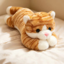 Load image into Gallery viewer, Orange and White Tabby Cat Plush Toy - Glow In the Dark LED Night Light-19