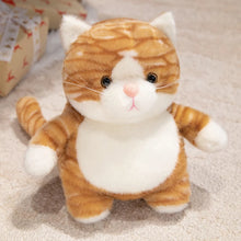 Load image into Gallery viewer, Orange and White Tabby Cat Plush Toy - Glow In the Dark LED Night Light-20