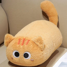 Load image into Gallery viewer, Orange Cat Loaf Throw Pillow - Long Fat Cat Plush Cushion-orange-35cm-1