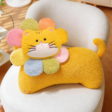Load image into Gallery viewer, Orange Cat Plush Toy and Lumbar Pillow - Spring Flower Sweetheart-orange flowercat myq-about 50cm-1