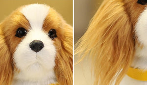 Orange Collar Beagle Stuffed Animal Hard Plush Toy-20