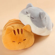 Load image into Gallery viewer, Orange Tabby Cat Pillow - Sleepy Plush Fat Cat Loaf-18