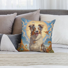 Load image into Gallery viewer, Outback Harmony Australian Shepherd Plush Pillow Case-Cushion Cover-Australian Shepherd, Dog Dad Gifts, Dog Mom Gifts, Home Decor, Pillows-2