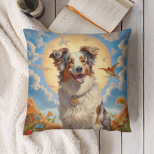 Load image into Gallery viewer, Outback Harmony Australian Shepherd Plush Pillow Case-Cushion Cover-Australian Shepherd, Dog Dad Gifts, Dog Mom Gifts, Home Decor, Pillows-4