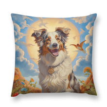 Load image into Gallery viewer, Outback Harmony Australian Shepherd Plush Pillow Case-Cushion Cover-Australian Shepherd, Dog Dad Gifts, Dog Mom Gifts, Home Decor, Pillows-12 &quot;×12 &quot;-1