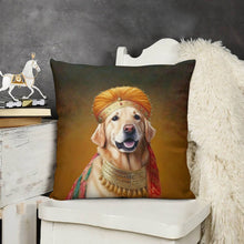 Load image into Gallery viewer, Pagri Raja Golden Retriever Plush Pillow Case-Cushion Cover-Dog Dad Gifts, Dog Mom Gifts, Golden Retriever, Home Decor, Pillows-3