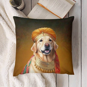 Pagri Raja Golden Retriever Plush Pillow Case-Cushion Cover-Dog Dad Gifts, Dog Mom Gifts, Golden Retriever, Home Decor, Pillows-4