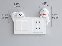 Load image into Gallery viewer, Pair of Two Bichon Frise 3D Wall Stickers-Home Decor-Bichon Frise, Dogs, Home Decor, Wall Sticker-4
