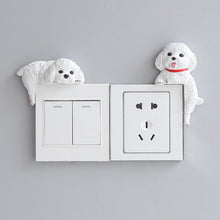 Load image into Gallery viewer, Pair of Two Bichon Frise 3D Wall Stickers-Home Decor-Bichon Frise, Dogs, Home Decor, Wall Sticker-Bichon Frise-1