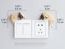 Load image into Gallery viewer, Pair of Two Pugs 3D Wall Stickers-Home Decor-Dogs, Home Decor, Pug, Wall Sticker-4