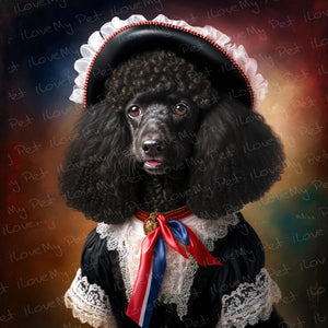 Parisian Chic Black Poodle Wall Art Poster-Art-Dog Art, Home Decor, Poodle, Poster-1