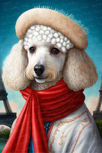 Load image into Gallery viewer, Parisian Fantasy White Poodle Wall Art Poster-Art-Dog Art, Home Decor, Poodle, Poster-1