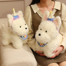 Load image into Gallery viewer, Party Hat West Highland Terrier Plush Toy With Bib-4