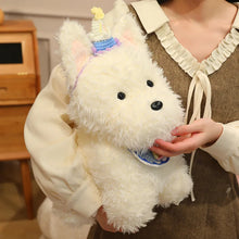 Load image into Gallery viewer, Party Hat West Highland Terrier Plush Toy With Bib-12