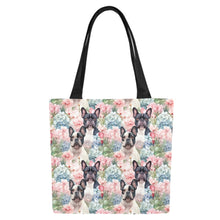 Load image into Gallery viewer, Pastel Bloom French Bulldogs Large Canvas Tote Bags - Set of 2-Accessories-Accessories, Bags, French Bulldog-5