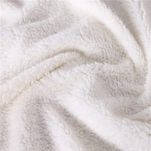 Image of the material of French Bulldog Love Soft Warm Fleece Blanket