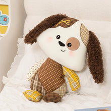 Load image into Gallery viewer, Patchwork Brown and White Cocker Spaniel Plush Toy-4