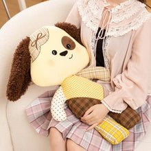 Load image into Gallery viewer, Patchwork Brown and White Cocker Spaniel Plush Toy-5