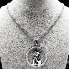 Load image into Gallery viewer, Paw-sitively Cute French Bulldog Crystal Necklace – Silver-Tone Gift-2