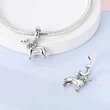 Load image into Gallery viewer, Paw-sitively Cute Rhodesian Ridgeback Charm – Silver Dog Bead-3