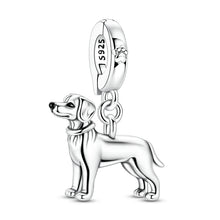 Load image into Gallery viewer, Paw-sitively Cute Rhodesian Ridgeback Charm – Silver Dog Bead-KTC2049-4-1
