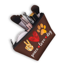 Load image into Gallery viewer, Peace, Love and Pit Bulls Multipurpose Pouches-Accessories-Accessories, American Pit Bull Terrier, Bags, Dogs, Staffordshire Bull Terrier-5