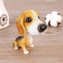 Load image into Gallery viewer, Image of a Beagle bobblehead sitting on the floor
