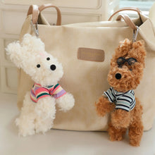 Load image into Gallery viewer, Perky Ear White and Red Doodles Handbag Charm-Doodle,Goldendoodle,Labradoodle,Toy Poodle-3