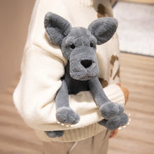 Load image into Gallery viewer, Perky Eared Blue Great Dane Plush Toy - Darling Floppy-Eared Friend