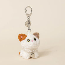 Load image into Gallery viewer, Persian Calico Cat Keychain - Darling Big-Eyed Kitty-Calico cat-8 cm-1