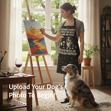 Load image into Gallery viewer, Personalized “A Woman Cannot Survive on Wine…” Personalized Dog Apron-Personalized Dog Gifts-Accessories