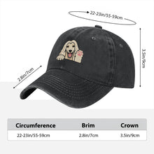Load image into Gallery viewer, Personalized Afghan Hound Baseball Cap - Waving Afghan Hound Design - Match Your Dog's Coat Color-Hats &amp; Caps-Accessories,Afghan Hound,Baseball Caps,Dog Dad Gifts,Dog Mom Gifts-7
