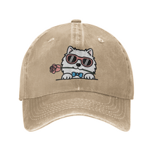Load image into Gallery viewer, Personalized American Eskimo Dog Baseball Cap - Romeo American Eskimo Dog Design - Match Your Dog's Coat Color-Hats &amp; Caps-Accessories,Baseball Caps,Dog Mom Gifts-3