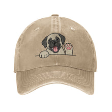 Load image into Gallery viewer, Personalized Anatolian Shepherd Baseball Cap - Waving Anatolian Shepherd Design - Match Your Dog's Coat Color-Hats &amp; Caps-Accessories,Anatolian Shepherd,Baseball Caps,Dog Dad Gifts,Dog Mom Gifts-Black-One Size-2