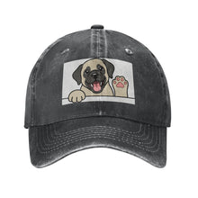 Load image into Gallery viewer, Personalized Anatolian Shepherd Baseball Cap - Waving Anatolian Shepherd Design - Match Your Dog's Coat Color-Hats &amp; Caps-Accessories,Anatolian Shepherd,Baseball Caps,Dog Dad Gifts,Dog Mom Gifts-Black-One Size-1